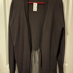 Maurices black cardigan